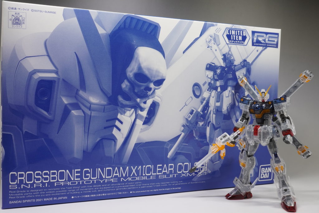 MG1/100ウイングガンダムゼロクリアカラーとRGクロスボーンガンダムの2体 20210203183440_898_.jpg