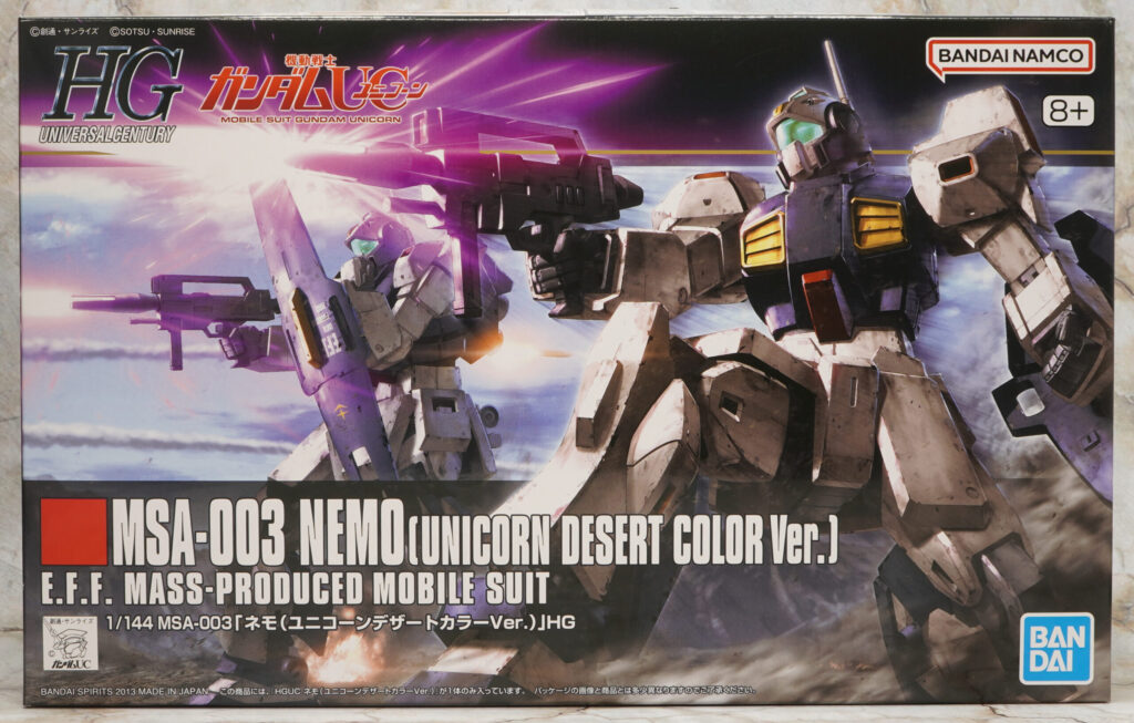 HGUC】ネモ(ユニコーンデザートカラーVer.) レビュー | プレナム速報